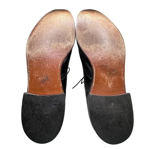 Allen Edmonds | Chester Black Leather Wingtip Oxford Dress Shoes | Size 14 AA - Picture 6 of 12